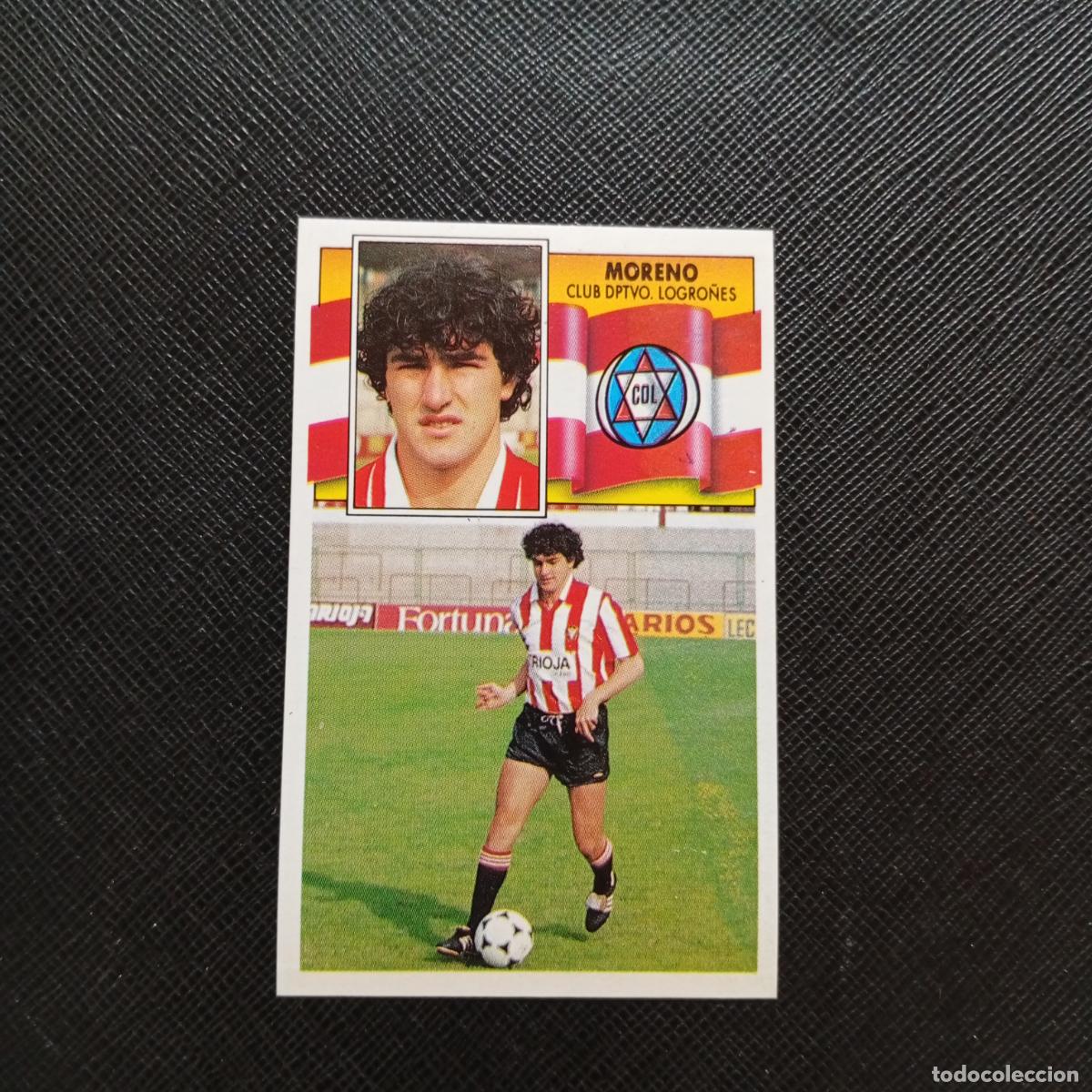 Cromos de f&uacute;tbol: MORENO LOGRO&Ntilde;ES ESTE 1990 1991 CROMO FUTBOL LIGA 90 91 - DESPEGADO - A37 PG226