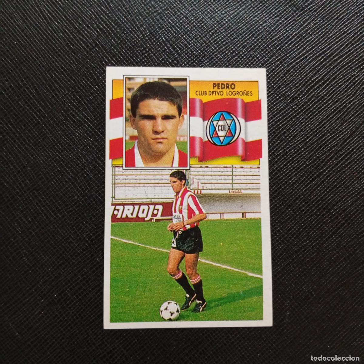 Cromos de f&uacute;tbol: PEDRO LOGRO&Ntilde;ES ESTE 1990 1991 CROMO FUTBOL LIGA 90 91 - DESPEGADO - A37 PG226