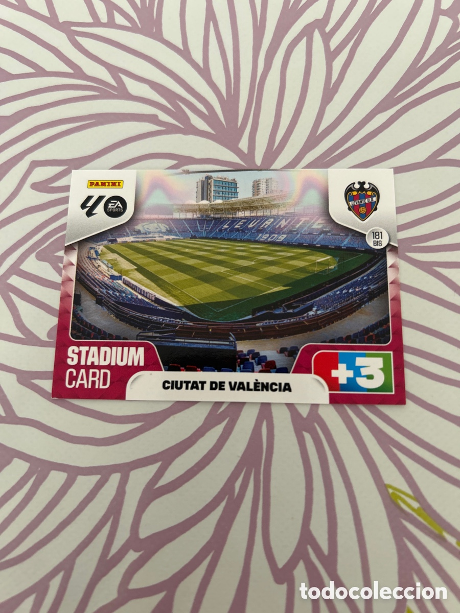 Cromos de f&uacute;tbol: Estadio levante (181 bis) Liga 2025-2026