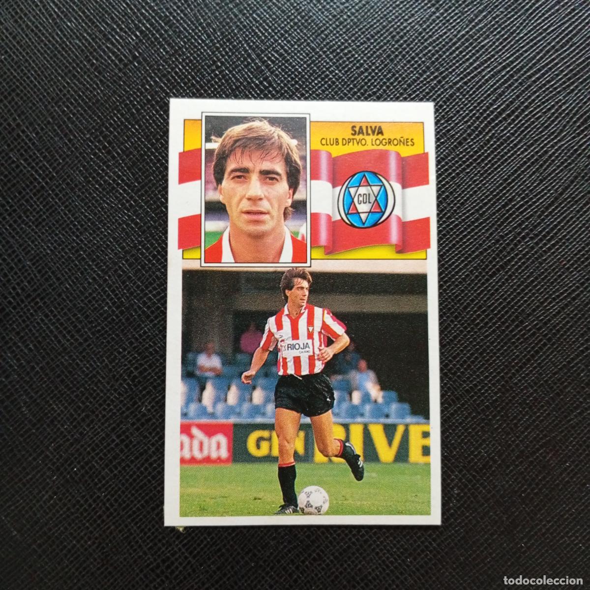 Cromos de f&uacute;tbol: SALVA LOGRO&Ntilde;ES ESTE 1990 1991 CROMO FUTBOL LIGA 90 91 - DESPEGADO - A37 PG226