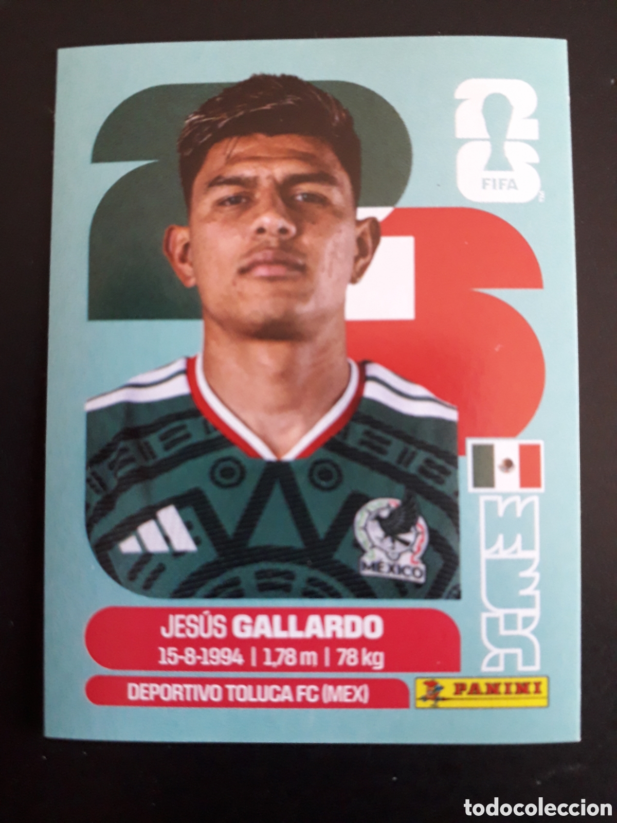 Football Stickers: GALLARDO M&Eacute;XICO MEX 6 MUNDIAL F&Uacute;TBOL 2026 FIFA WORLD CUP PANINI SIN PEGAR PEDIDO M&Iacute;NIMO 3&euro;