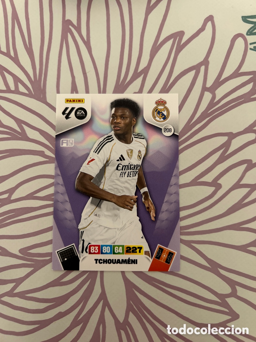 Football Stickers: Tchouam&eacute;ni (208) Liga 2025-2026