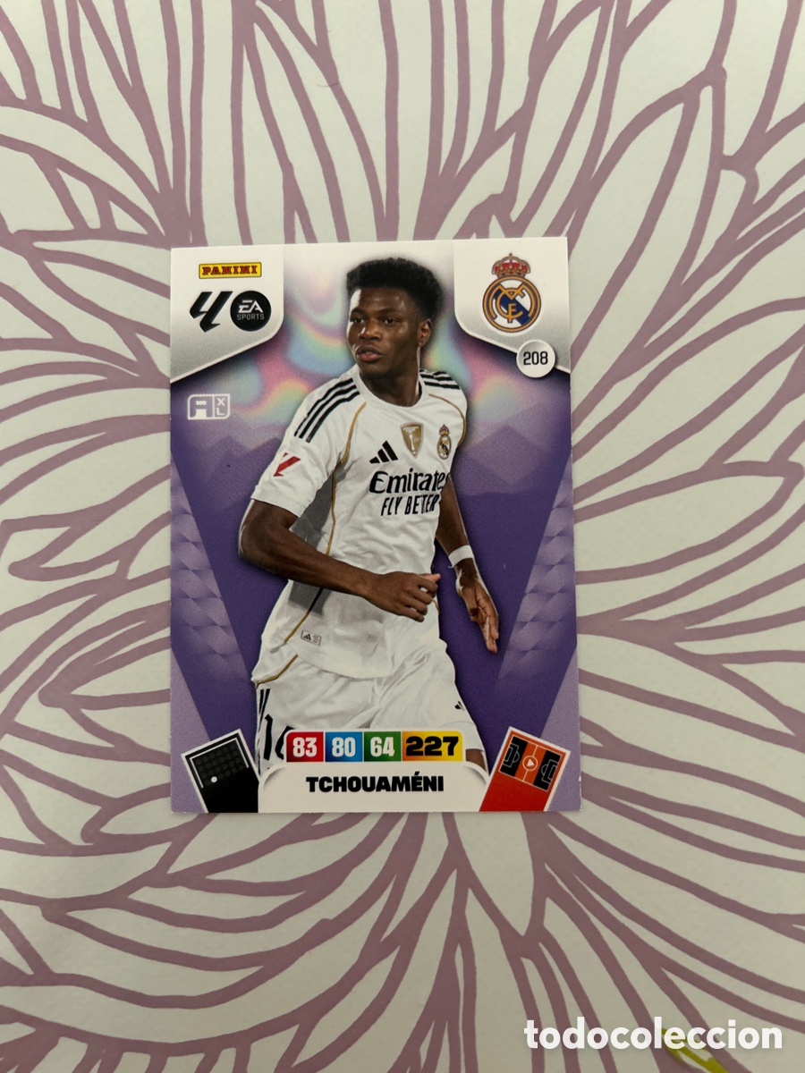 Football Stickers: Tchouam&eacute;ni (208) Liga 2025-2026