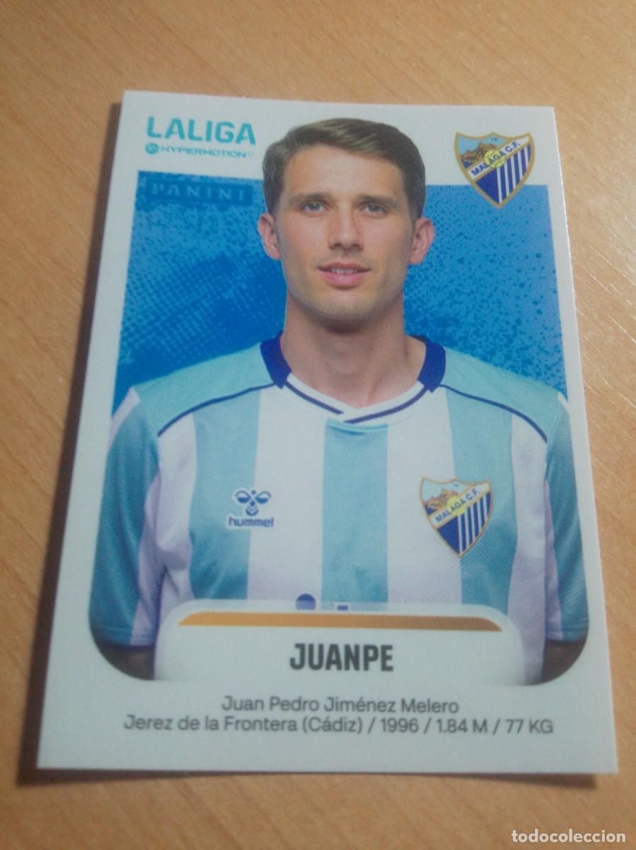 Cromos de f&uacute;tbol: 299 B JUANPE DEL M&Aacute;LAGA 2&ordf; DIVISION HYPERMOTION 25 26 PANINI 2025 2026
