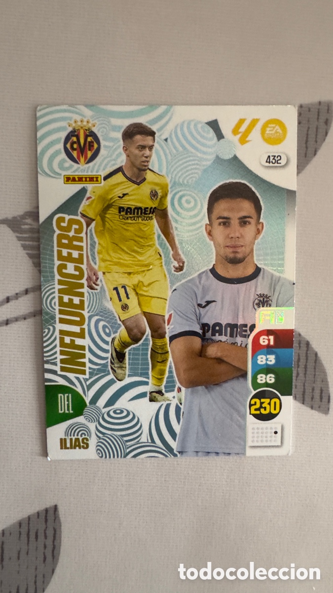 Cromos de f&uacute;tbol: Lote L053: Cromos de futbol Adrenalyn XL 24/25 &ldquo;Villareal&rdquo;