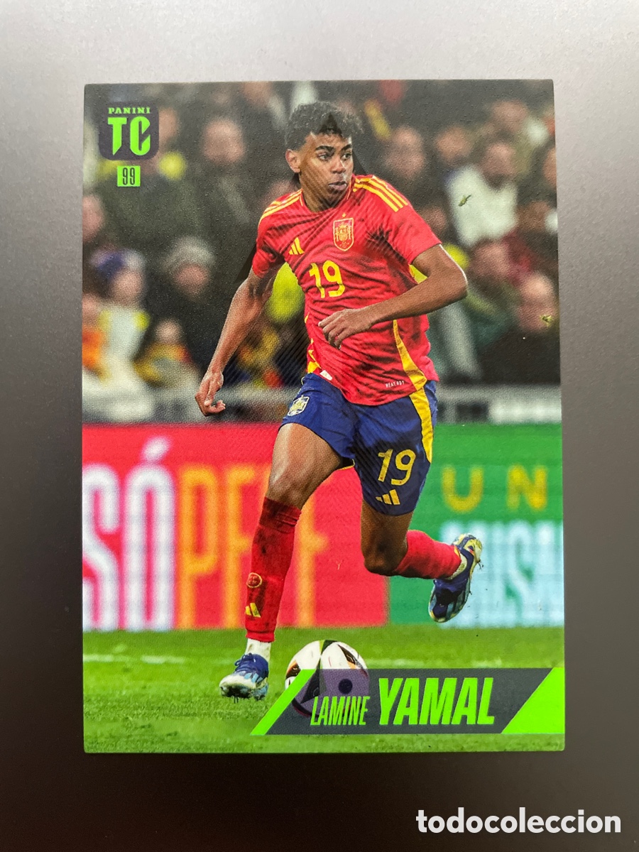 Cromos de f&uacute;tbol: Lamine Yamal 99 Panini Top Class 2025 Espa&ntilde;a