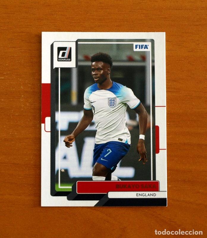 Cromos de f&uacute;tbol: England-Inglaterra - N&ordm; 26 Bukayo Saka - D-DONRUSS SOCCER -FIFA -Panini 2022-2023-22-23