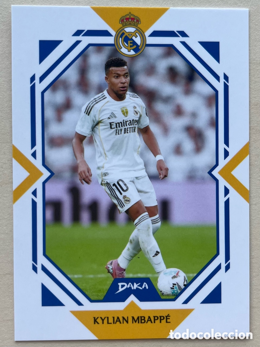 Cromos de f&uacute;tbol: Mbapp&eacute; 1-A Daka Real Madrid 2025-26