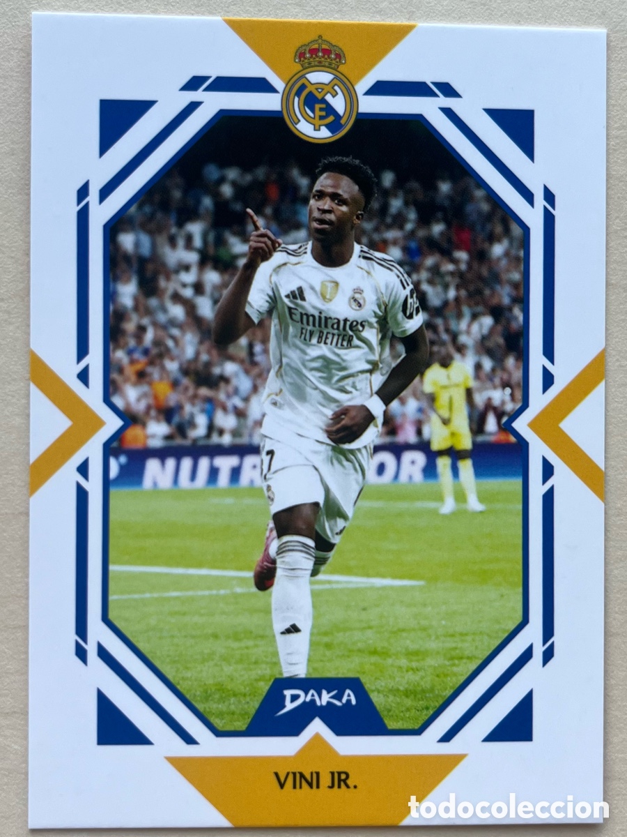 Cromos de f&uacute;tbol: Vincius Jr 2-A Daka Real Madrid 2025-26