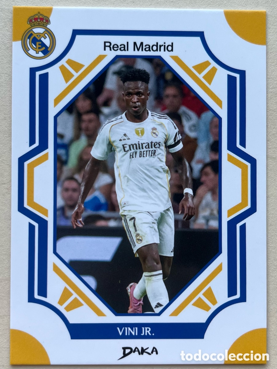 Cromos de f&uacute;tbol: Vinicius Jr 2-B Daka Real Madrid 2025-26