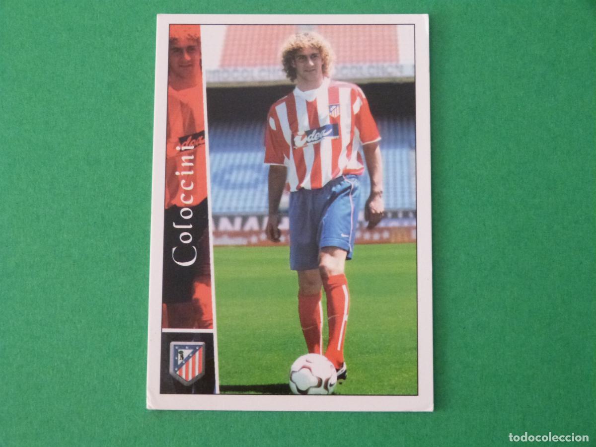 Football Stickers: TRADING CARD FUTBOL COLOCCINI ATLETICO DE MADRID N&ordm; 473 FICHAS LIGA MUNDICROMO 2002-2003/02-03