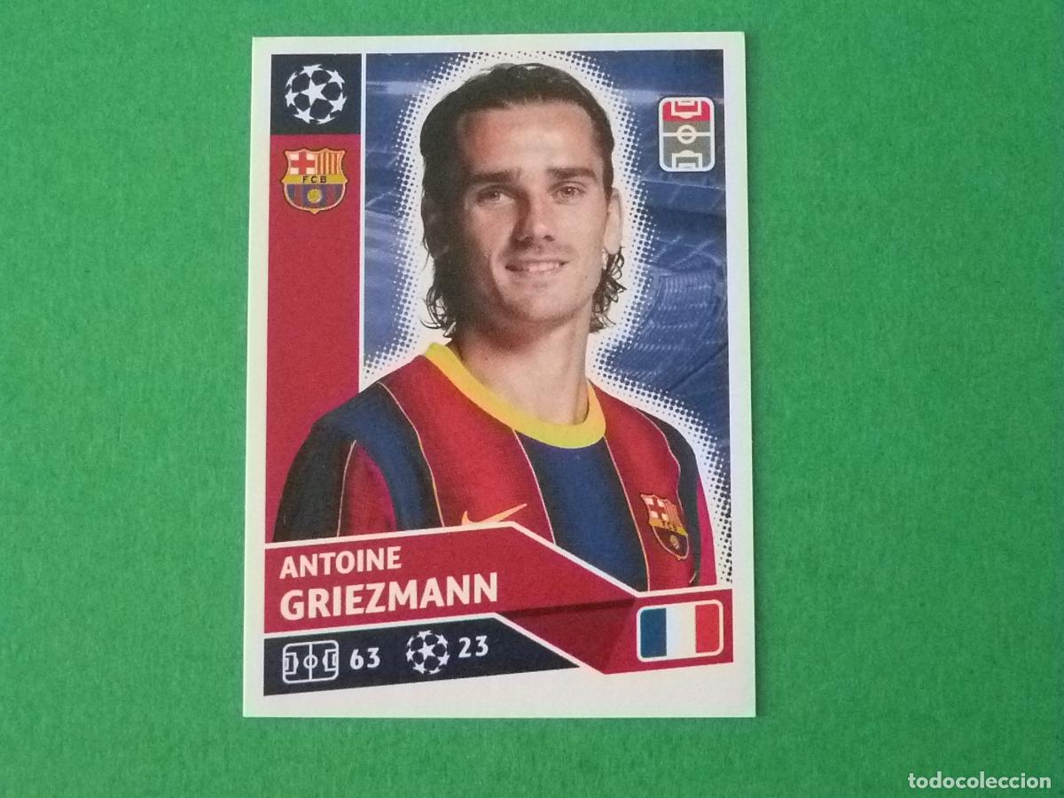 Football Stickers: CROMO FUTBOL GRIEZMANN F.C. BARCELONA SIN PEGAR N&ordm; 18 CHAMPIONS LEAGUE 2020-2021/20-21 TOPPS