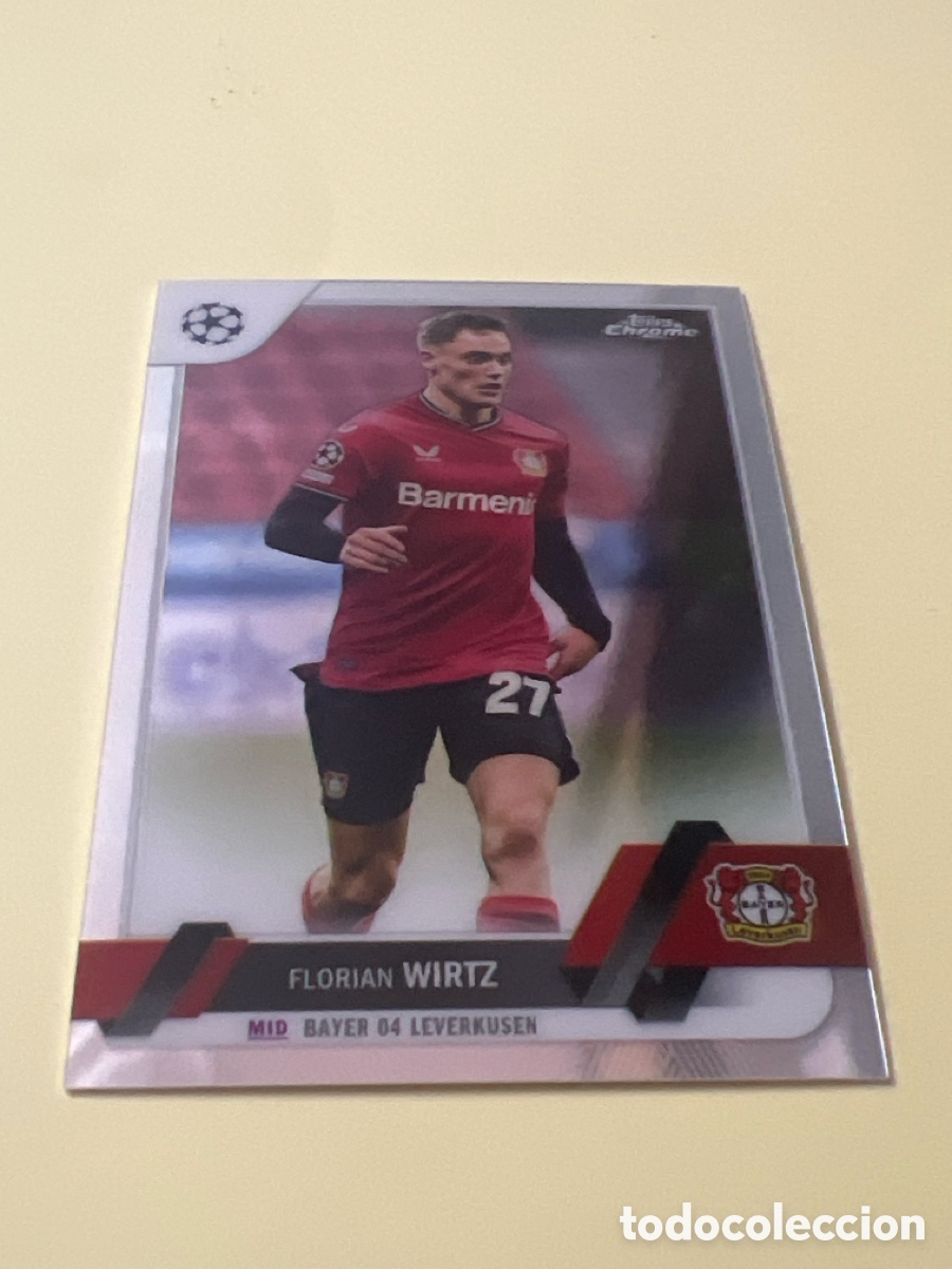 Fu&szlig;ball-Sticker: C2788. 27 FLORIAN WIRTZ (BAYER LEVERKUSEN) - TOPPS STICKERS UCL 23 24