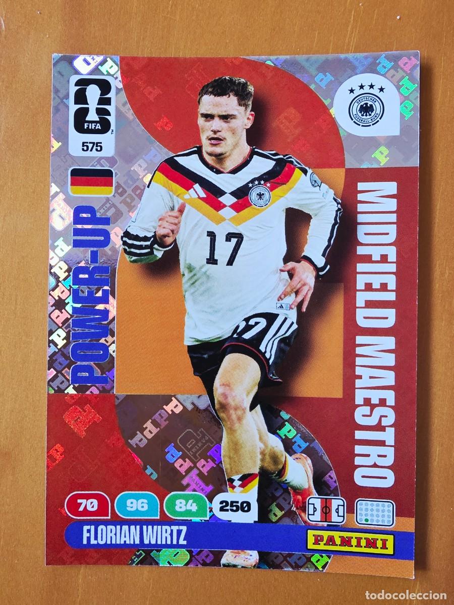 Fu&szlig;ball-Sticker: 575 Florian Wirtz, Alemania, Power-Up, Midfield Maestro, Adrenalyn XL Fifa World Cup 2026 Mundial 26