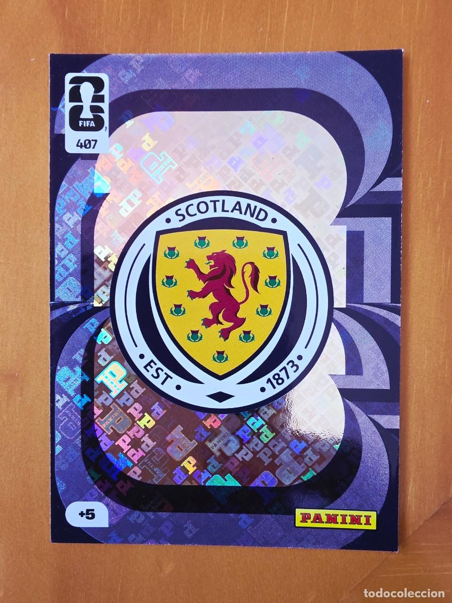 Fu&szlig;ball-Sticker: 407 Escudo Logo, Escocia, Adrenalyn XL Fifa World Cup 2026 Mundial 26