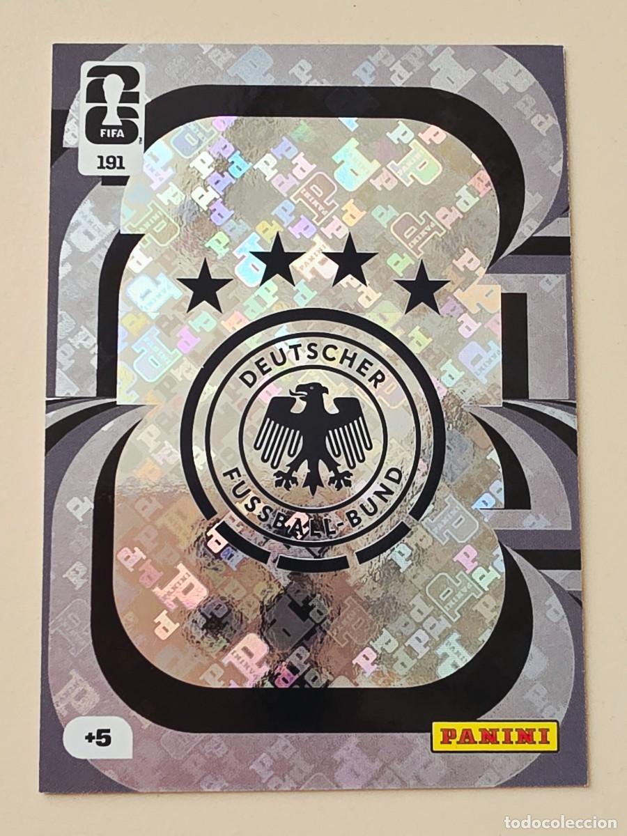 Fu&szlig;ball-Sticker: 191 Escudo Logo Alemania, Adrenalyn XL Fifa World Cup 2026, Mundial 26