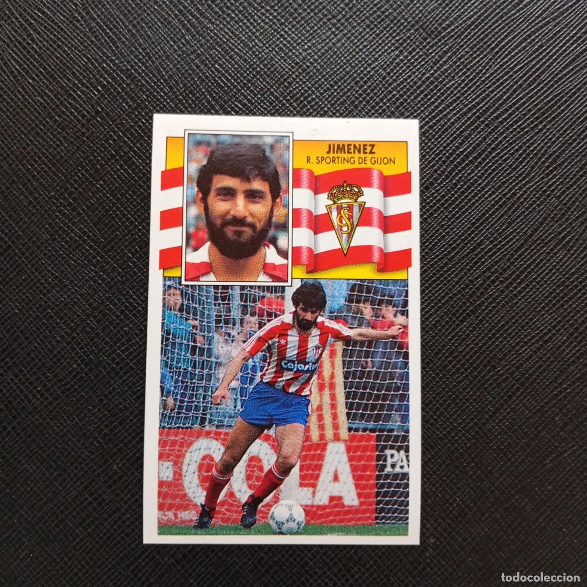 Cromos de f&uacute;tbol: JIMENEZ SPORTING GIJON ESTE 1990 1991 CROMO FUTBOL LIGA 90 91 - DESPEGADO - A37 PG235