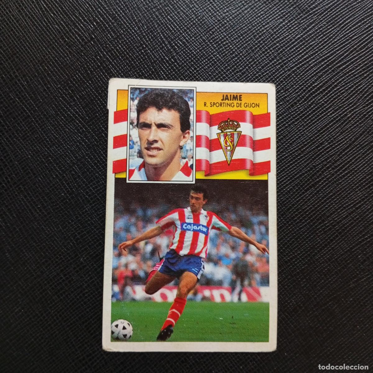Cromos de f&uacute;tbol: JAIME SPORTING GIJON ESTE 1990 1991 CROMO FUTBOL LIGA 90 91 - DESPEGADO - A37 PG235