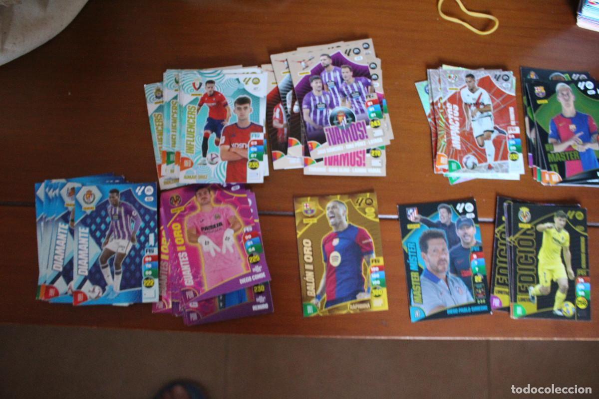 Football Stickers: Lote de cromos Adrenalyn 2024-25 especiales.