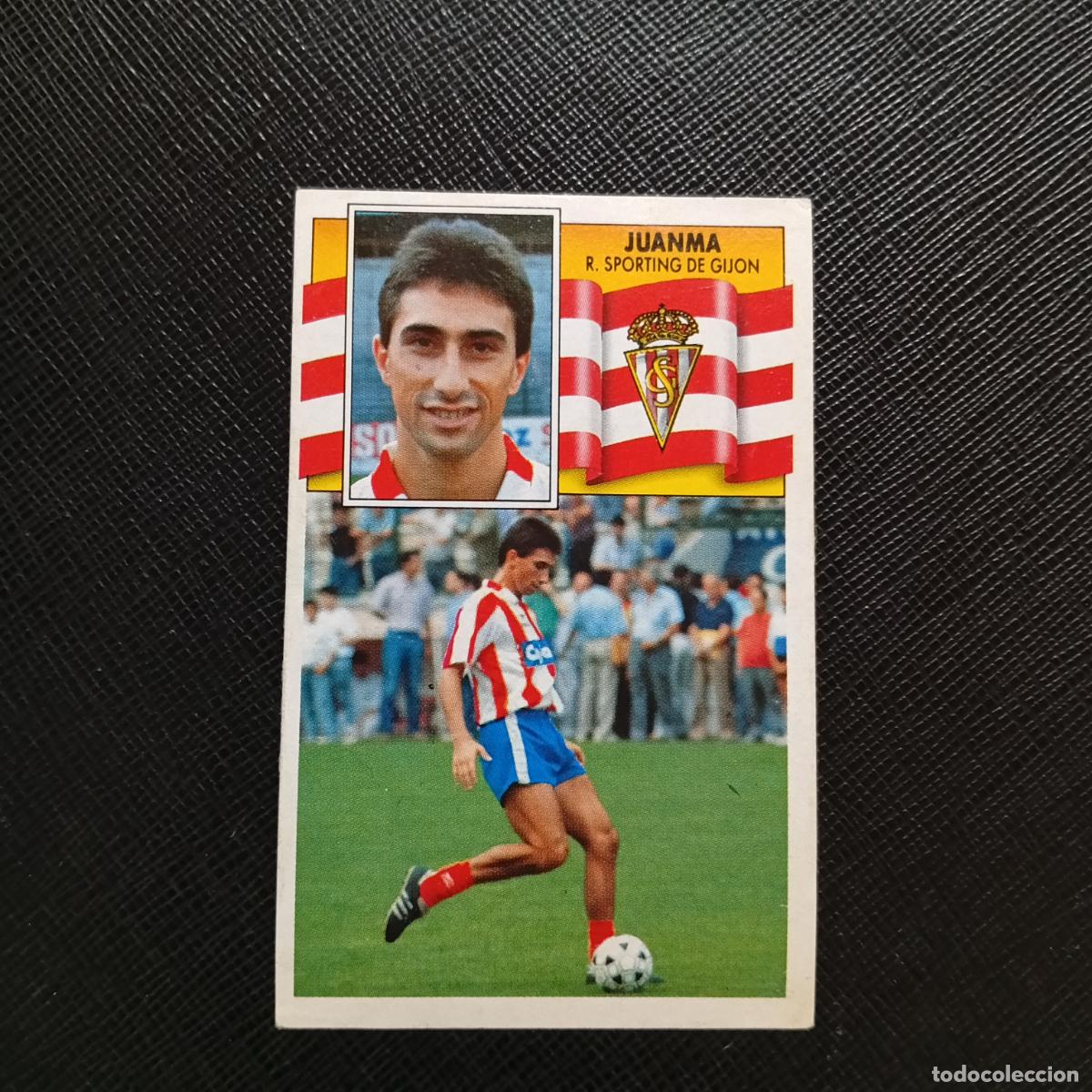Cromos de f&uacute;tbol: JUANMA SPORTING GIJON ESTE 1990 1991 CROMO FUTBOL LIGA 90 91 - DESPEGADO - A37 PG235