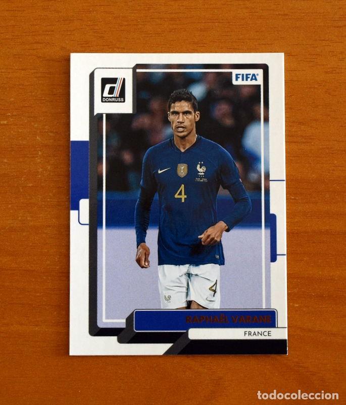 Cromos de f&uacute;tbol: France-Francia - N&ordm; 54 Rapha&euml;l Varane - D-DONRUSS SOCCER -FIFA -Panini 2022-2023-22-23