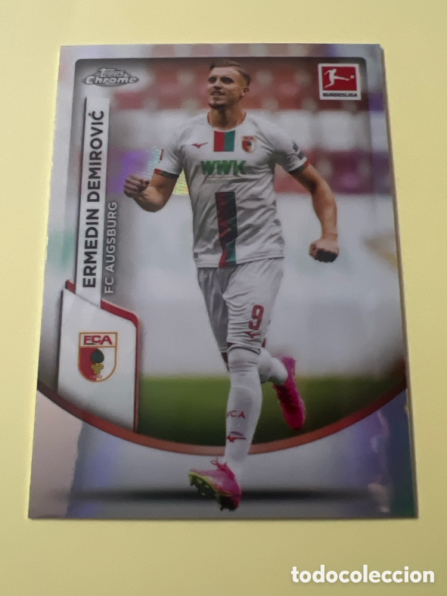 Cromos de f&uacute;tbol: C2794. 1 Ermedin Demirovic FC Augsburgo Topps Chrome Bundesliga 23 24
