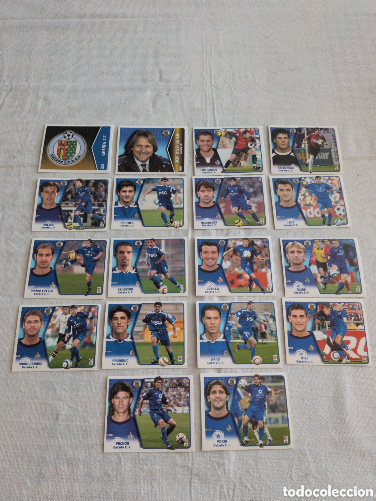 Fu&szlig;ball-Sticker: LOTE EDICIONES ESTE 2005 2006 DEL GETAFE, 20 CROMOS SIN PEGAR