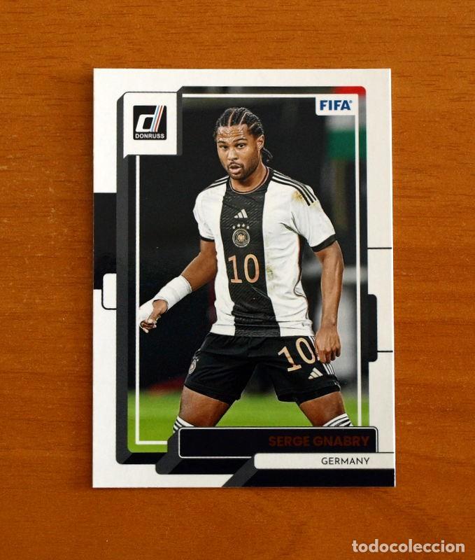 Cromos de f&uacute;tbol: Germany-Alemania - N&ordm; 62 Serge Gnabry - D-DONRUSS SOCCER -FIFA -Panini 2022-2023-22-23