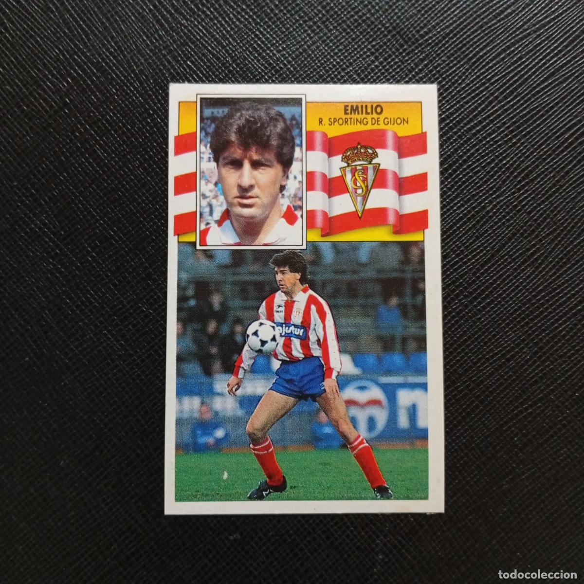 Cromos de f&uacute;tbol: EMILIO SPORTING GIJON ESTE 1990 1991 CROMO FUTBOL LIGA 90 91 - DESPEGADO - A37 PG235