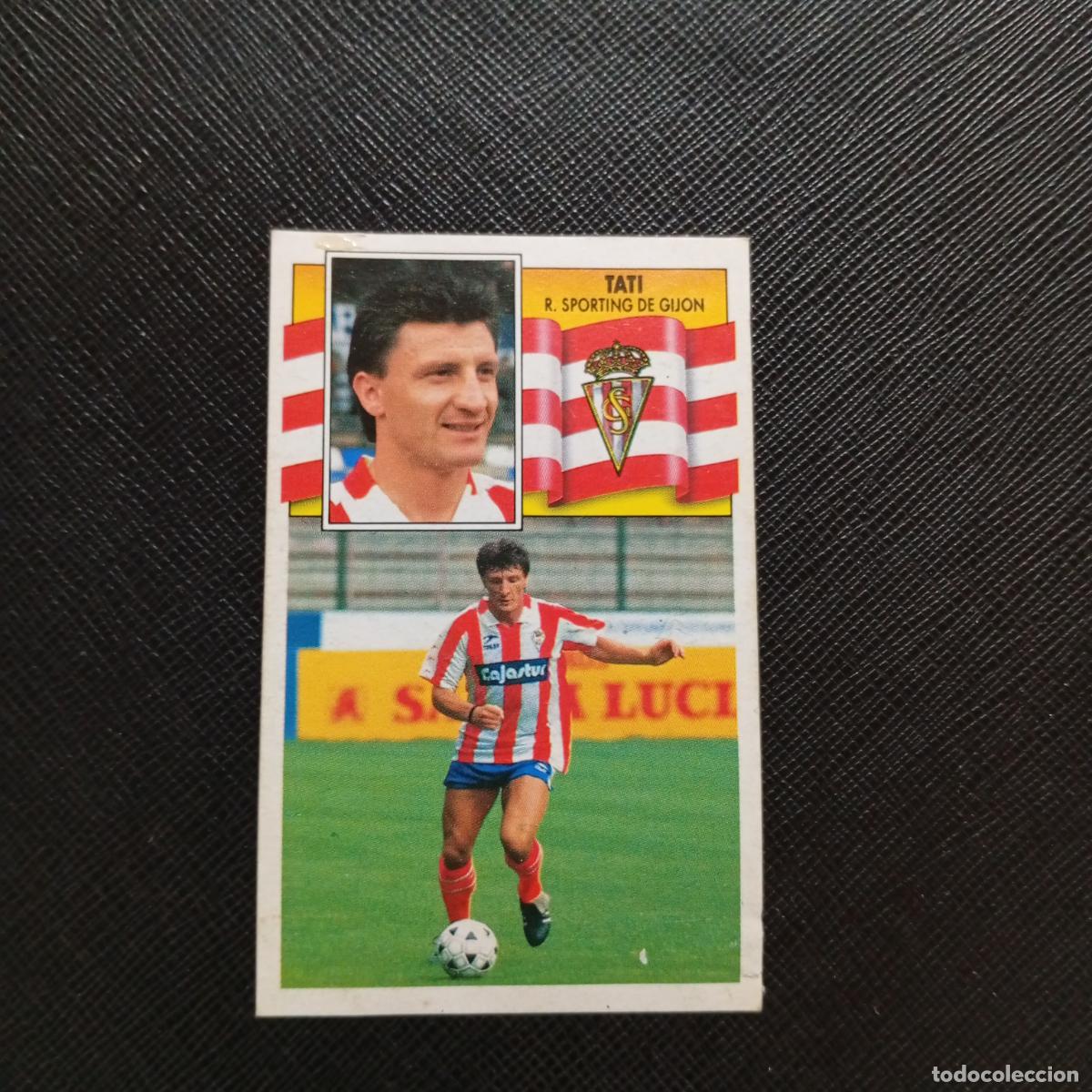 Cromos de f&uacute;tbol: TATI SPORTING GIJON ESTE 1990 1991 CROMO FUTBOL LIGA 90 91 - DESPEGADO - A37 PG235