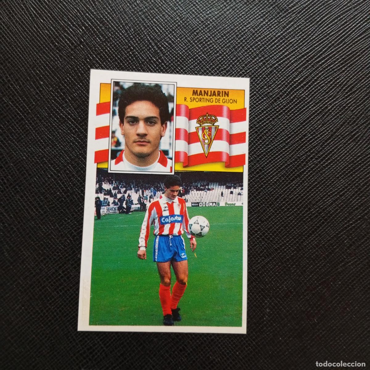 Cromos de f&uacute;tbol: MANJARIN SPORTING GIJON ESTE 1990 1991 CROMO FUTBOL LIGA 90 91 - DESPEGADO - A37 PG235