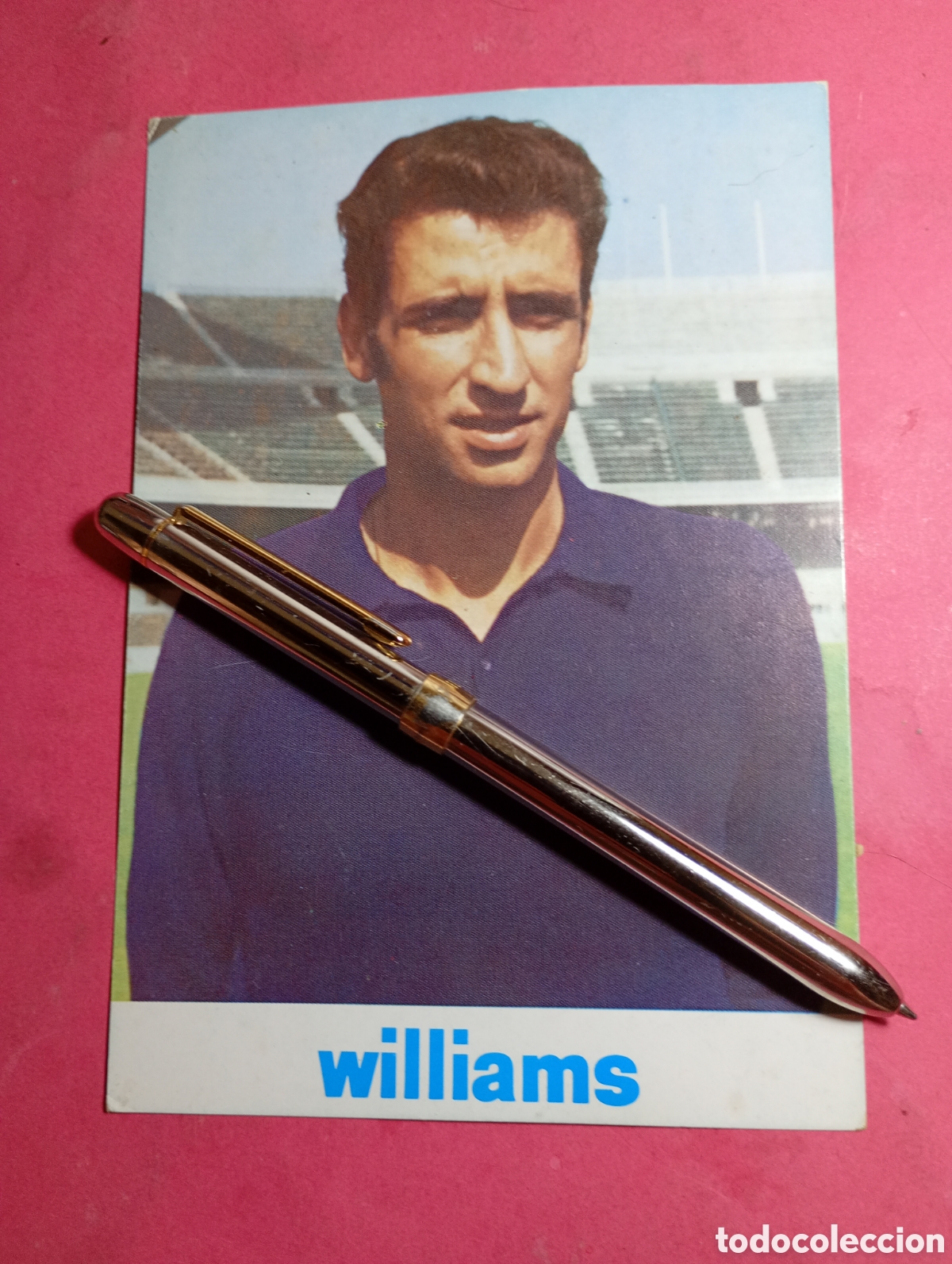 Cromos de f&uacute;tbol: L&acute;Arbo&ccedil; Salvador Sadurn&igrave; Urpi porter del F.C.BARCELONA CROMO PUBLICITAT DESODORANTE WILLIAMS