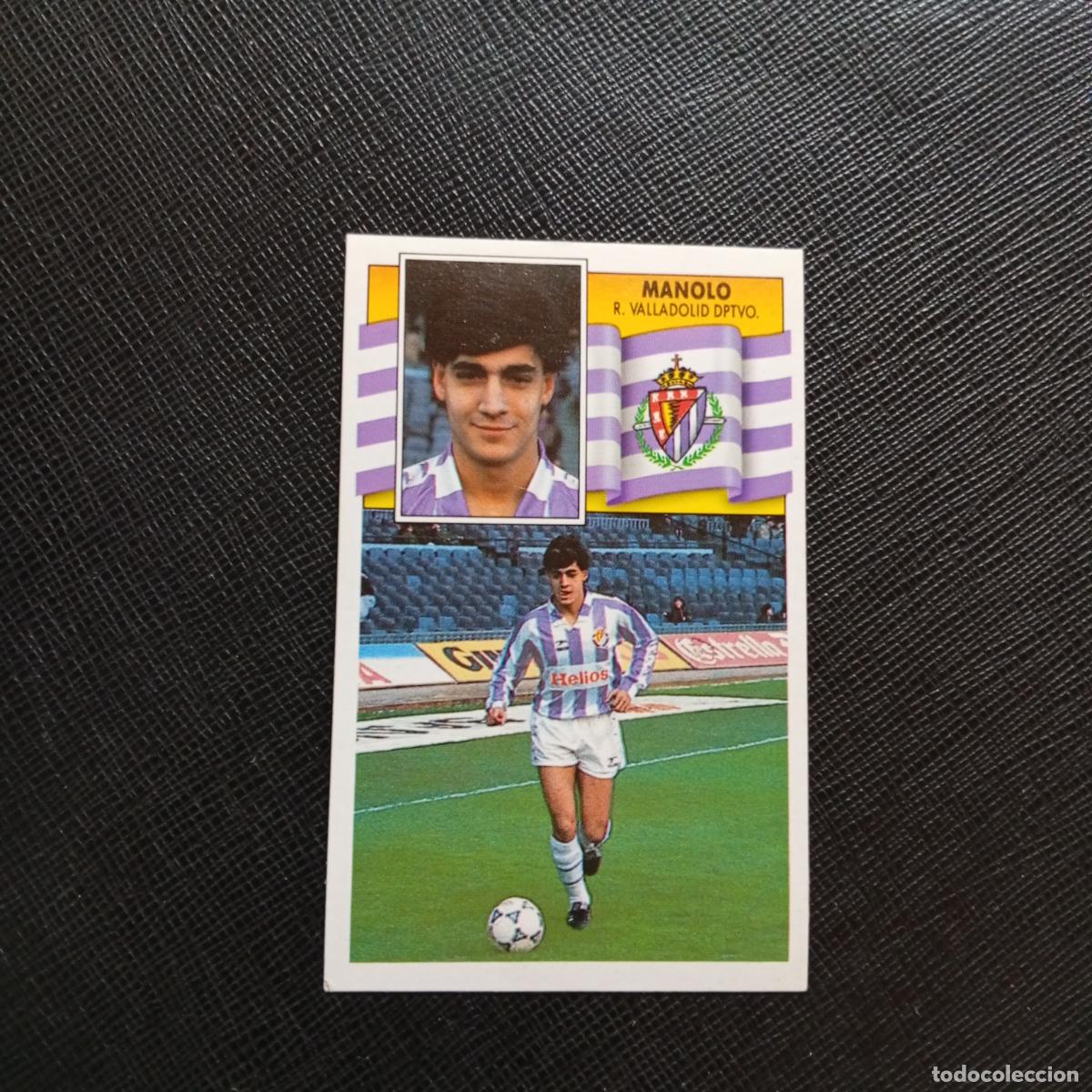Cromos de f&uacute;tbol: MANOLO VALLADOLID ESTE 1990 1991 CROMO FUTBOL LIGA 90 91 - DESPEGADO - A37 PG244