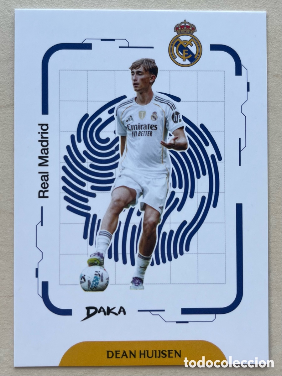 Football Stickers: Huijsen Insert Daka Real Madrid 2025-26