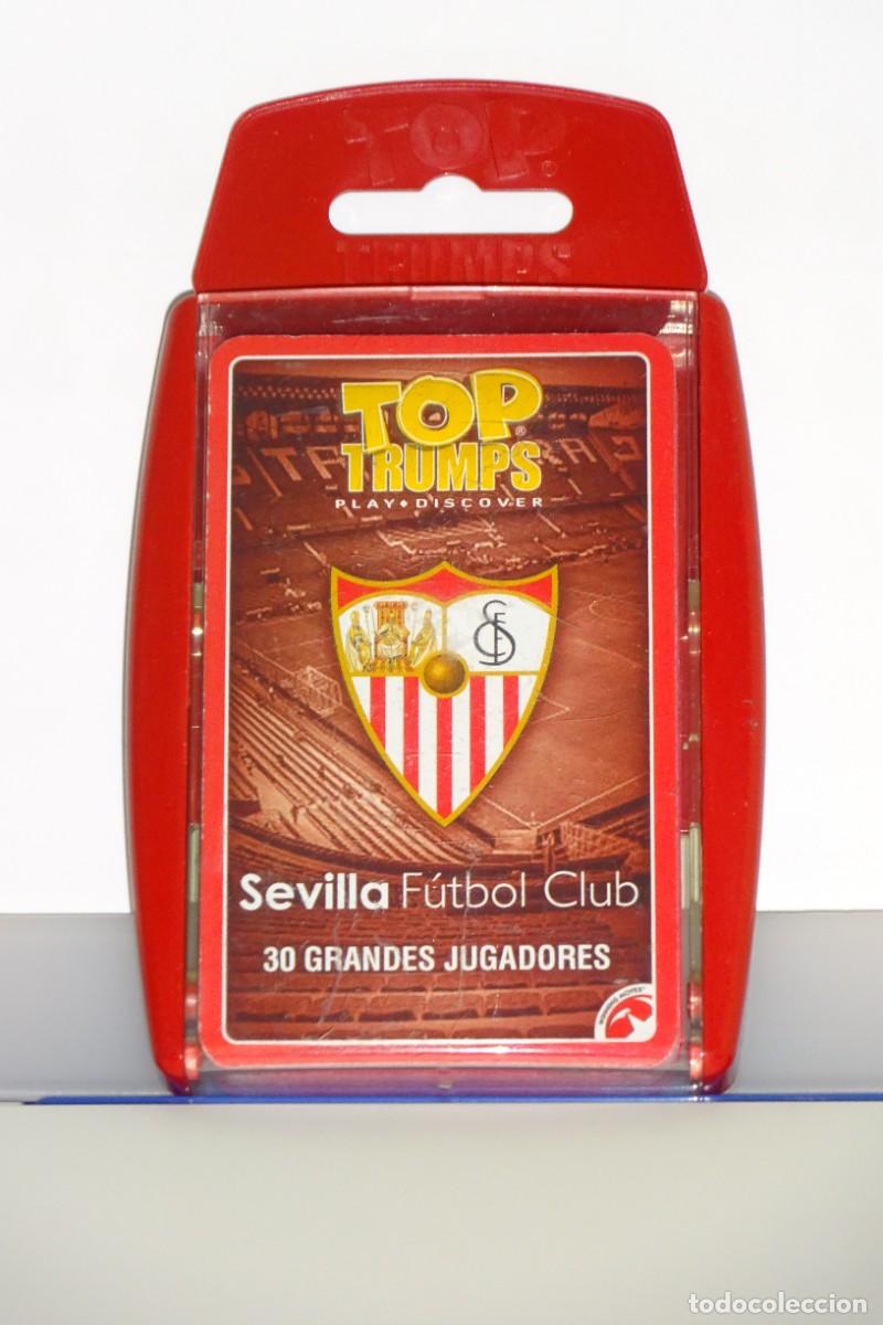 Cromos de f&uacute;tbol: ESTUCHE TOP TRUMPS *SEVILLA FUTBOL CLUB* FICHAS CON 30 GRANDES JUGADORES, MADE IN REINO UNIDO 2018