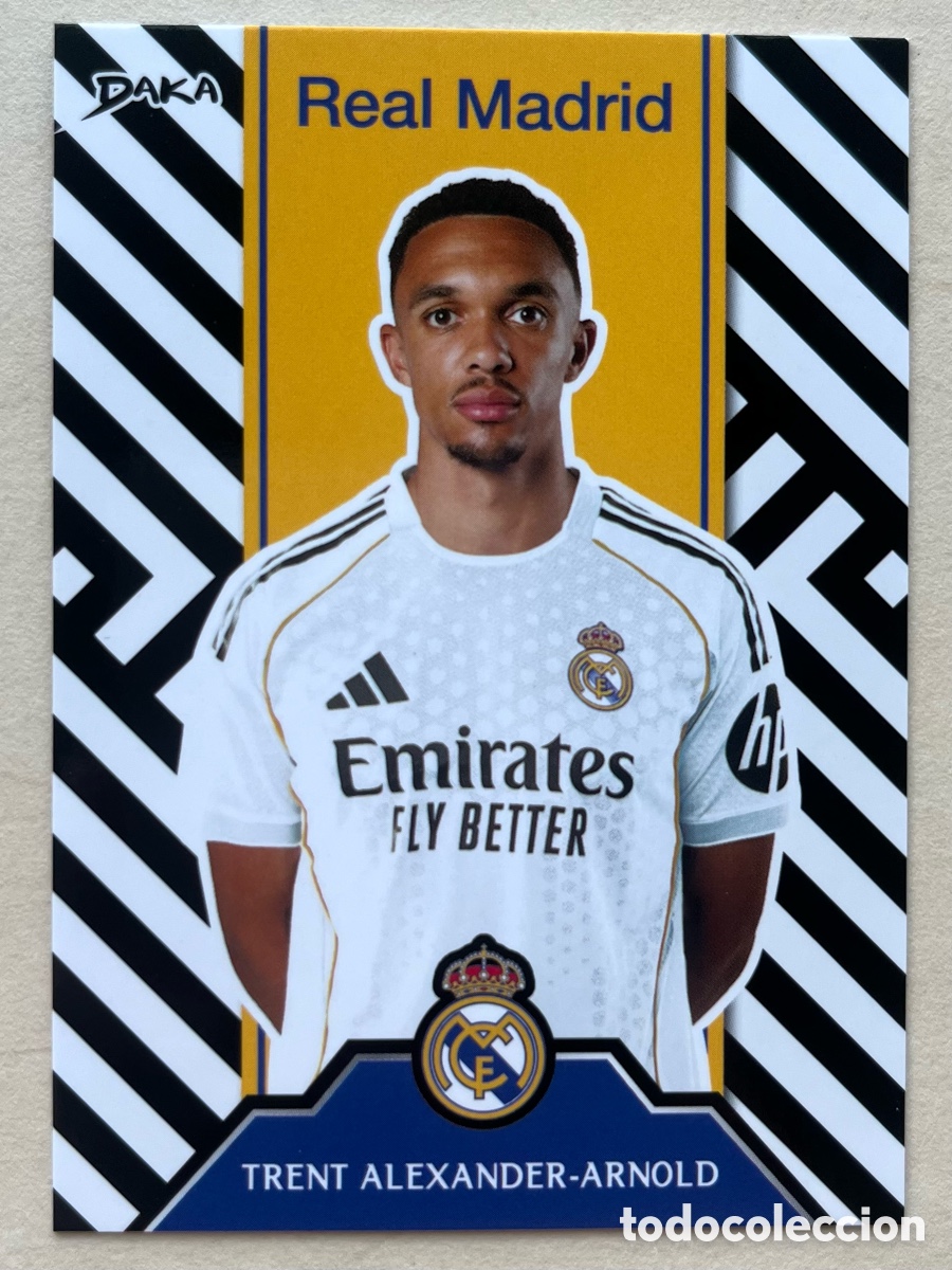 Cromos de f&uacute;tbol: Trent Arnold Insert Daka Real Madrid 2025-26