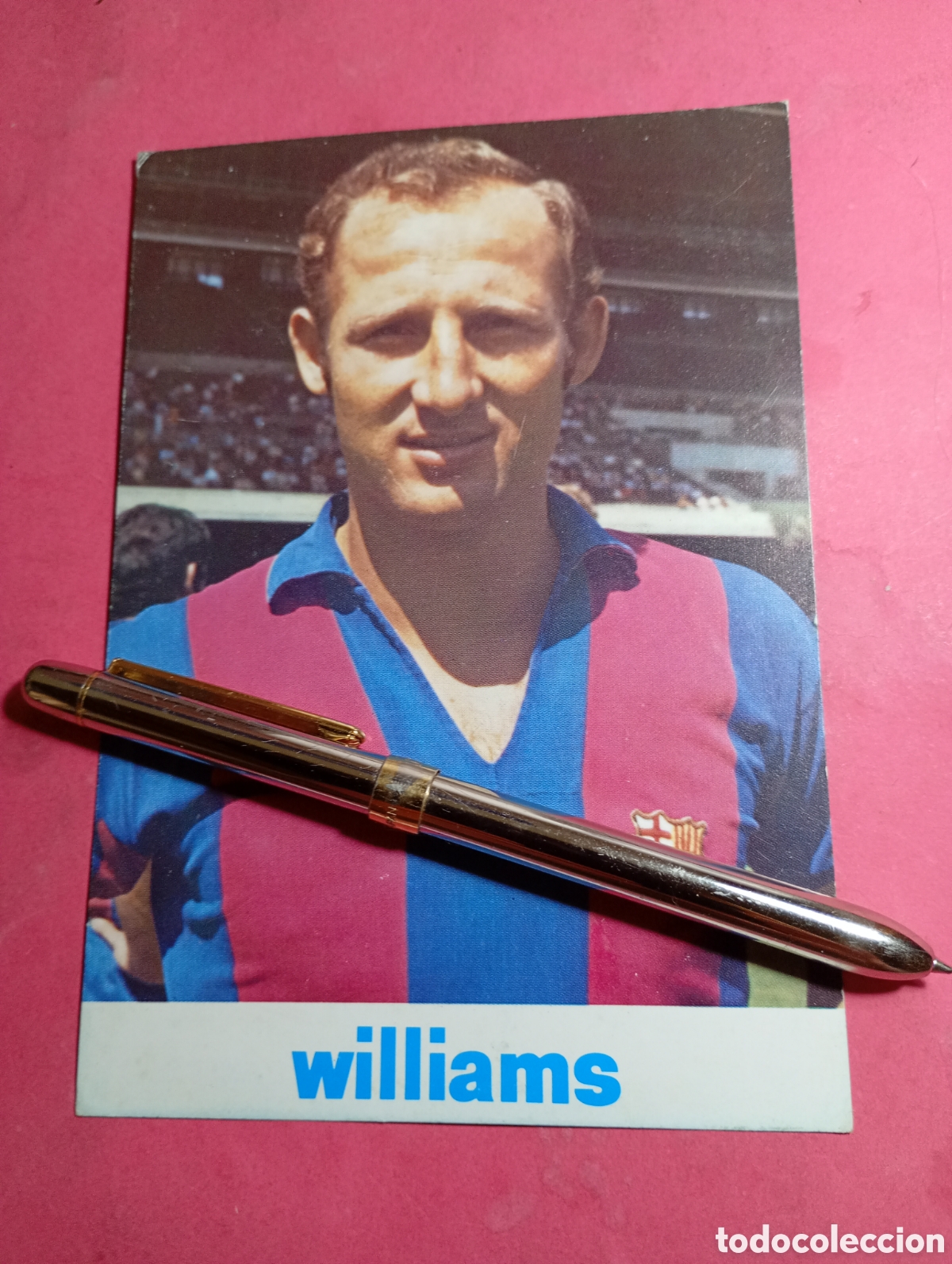 Figurine di Calcio: PUERTO REAL F. RODRIGUEZ ''GALLEGO'' CROMO PUBLICIDAD DESODORANTE WILLIAMS