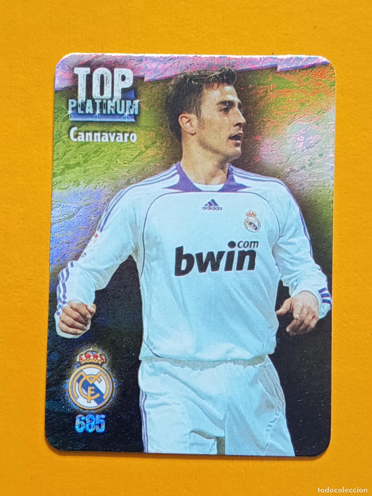 Cromos de f&uacute;tbol: 685 CANNAVARO. R. MADRID. LAS FICHAS DE LA LIGA 2009. MUNDICROMO