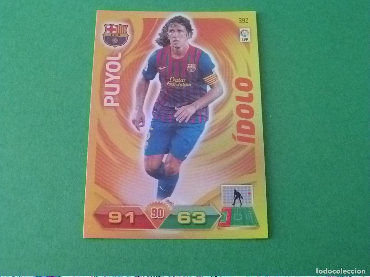 Cromos de f&uacute;tbol: TRADING CARD FUTBOL PUYOL F.C.BARCELONA N&ordm; 392 LIGA ADRENALYN XL 2011-2012/11-12 PANINI