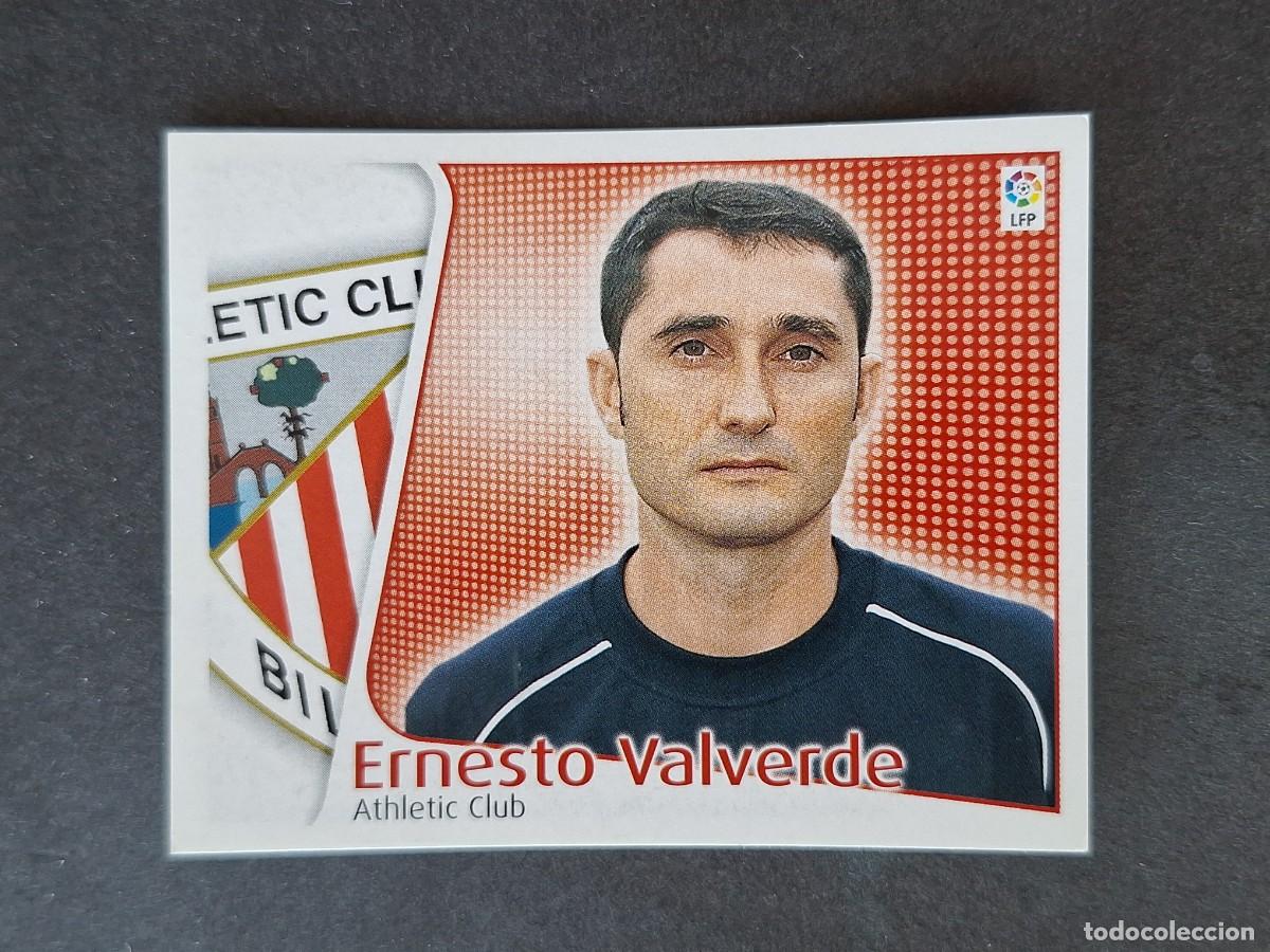 Cromos de f&uacute;tbol: L5 ERNESTO VALVERDE ENTRENADOR ATHLETIC DE BILBAO LIGA ESTE 2004 2005 04 05 NUNCA PEGADO SIN PEGAR