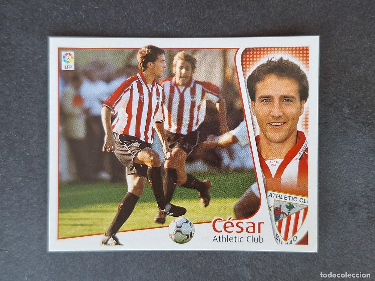 Cromos de f&uacute;tbol: L5 CESAR ATHLETIC CLUB DE BILBAO LIGA ESTE 2004 2005 04 05 NUNCA PEGADO SIN PEGAR