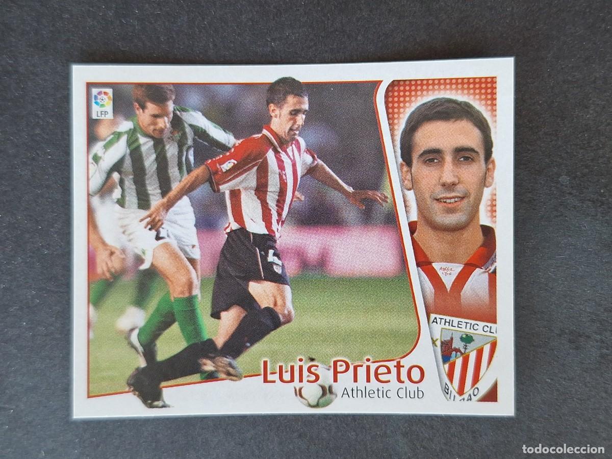 Cromos de f&uacute;tbol: L5 LUIS PRIETO ATHLETIC CLUB DE BILBAO LIGA ESTE 2004 2005 04 05 NUNCA PEGADO SIN PEGAR