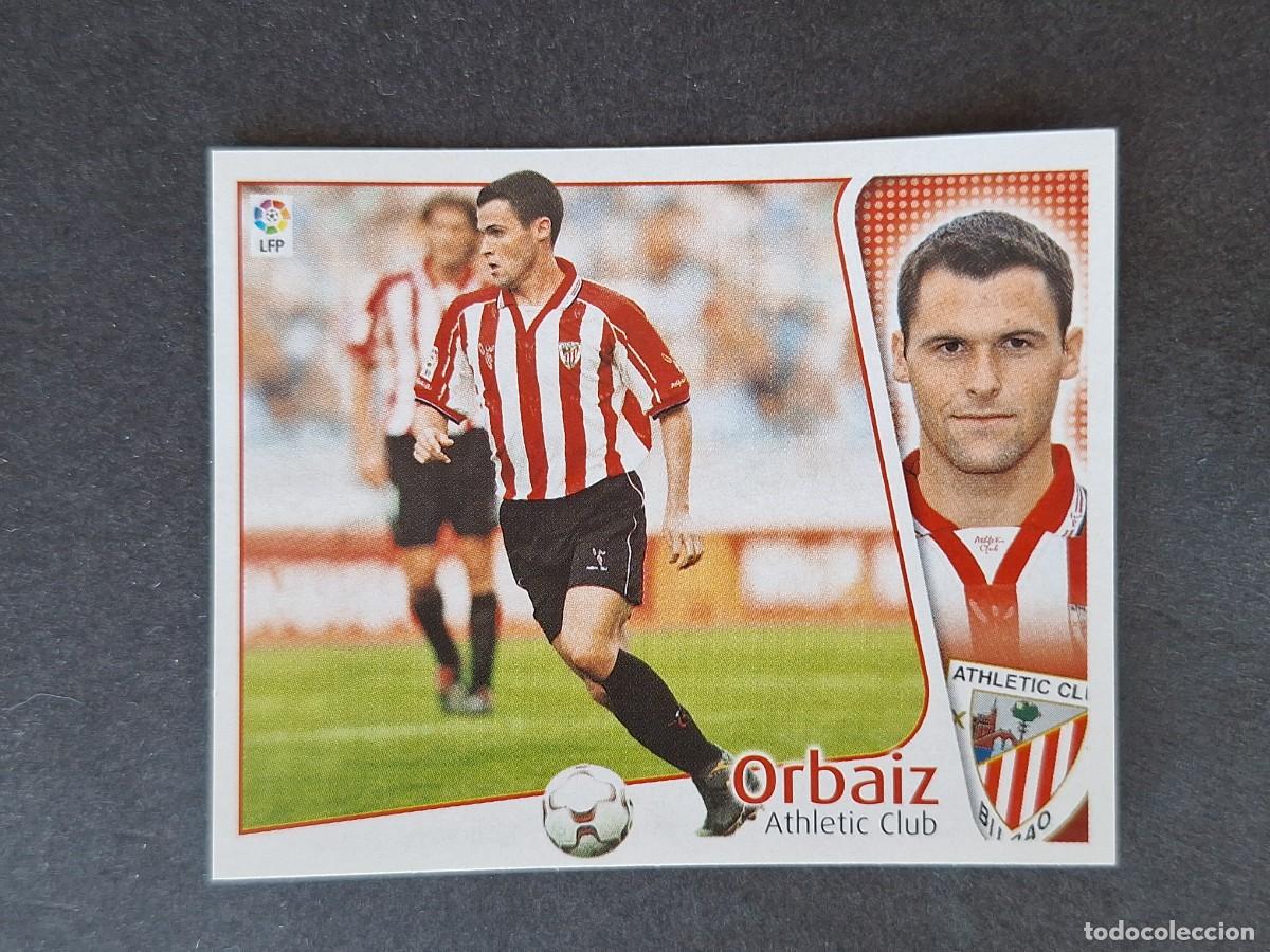 Cromos de f&uacute;tbol: L5 ORBAIZ ATHLETIC CLUB DE BILBAO LIGA ESTE 2004 2005 04 05 NUNCA PEGADO SIN PEGAR