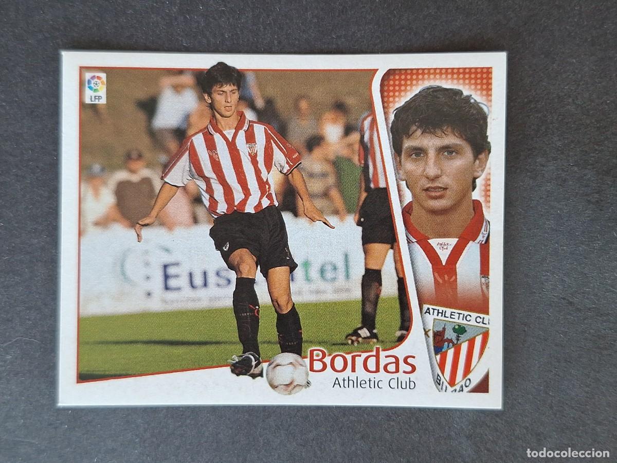 Cromos de f&uacute;tbol: L5 BORDAS ATHLETIC CLUB DE BILBAO LIGA ESTE 2004 2005 04 05 NUNCA PEGADO SIN PEGAR