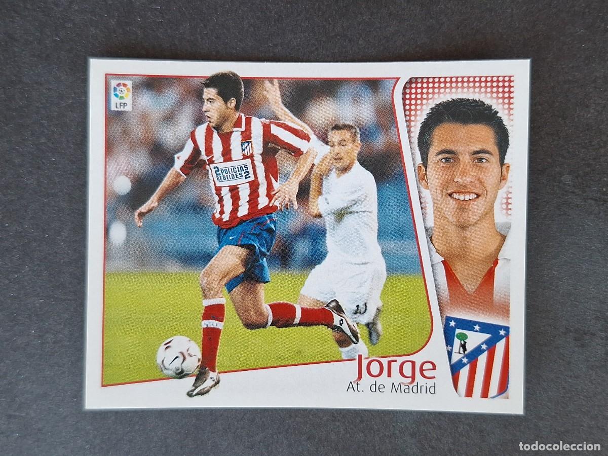 Fu&szlig;ball-Sticker: L5 JORGE ATLETICO DE MADRID LIGA ESTE 2004 2005 04 05 NUNCA PEGADO SIN PEGAR