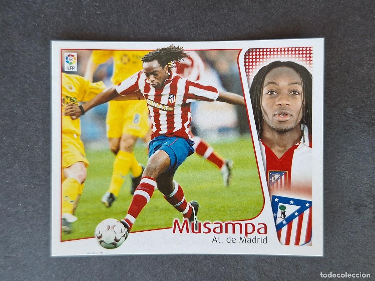 Fu&szlig;ball-Sticker: L5 MUSAMPA ATLETICO DE MADRID LIGA ESTE 2004 2005 04 05 NUNCA PEGADO SIN PEGAR