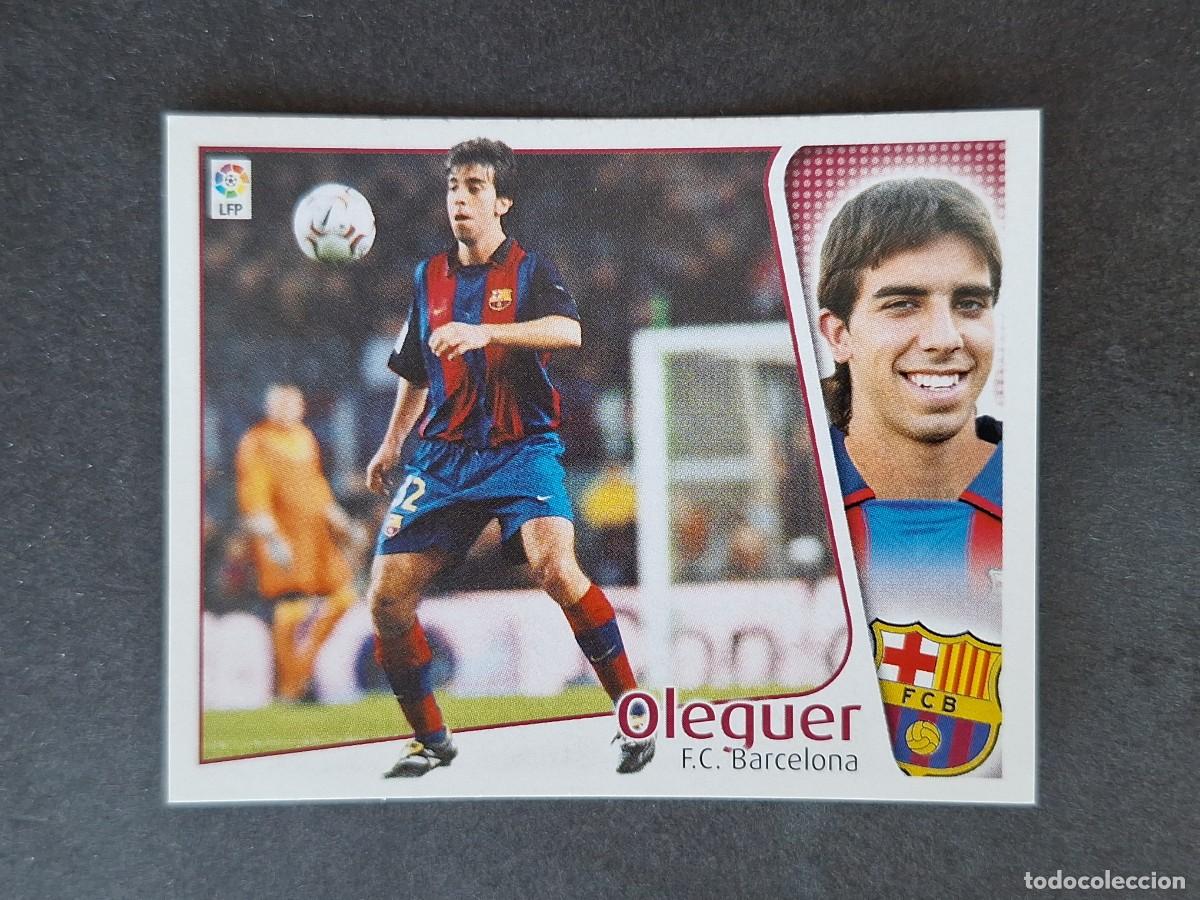 Cromos de f&uacute;tbol: L5 OLEGUER F. C. BARCELONA LIGA ESTE 2004 2005 04 05 NUNCA PEGADO SIN PEGAR