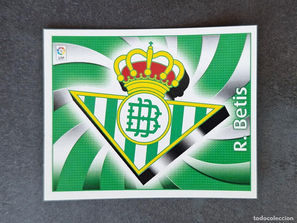 Cromos de f&uacute;tbol: L5 ESCUDO REAL BETIS BALOMPIE LIGA ESTE 2004 2005 04 05 NUNCA PEGADO SIN PEGAR