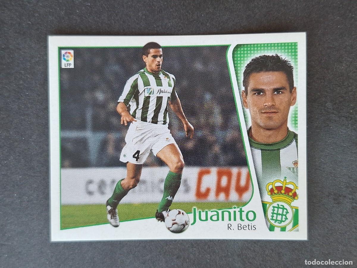 Cromos de f&uacute;tbol: L5 JUANITO REAL BETIS BALOMPIE LIGA ESTE 2004 2005 04 05 NUNCA PEGADO SIN PEGAR