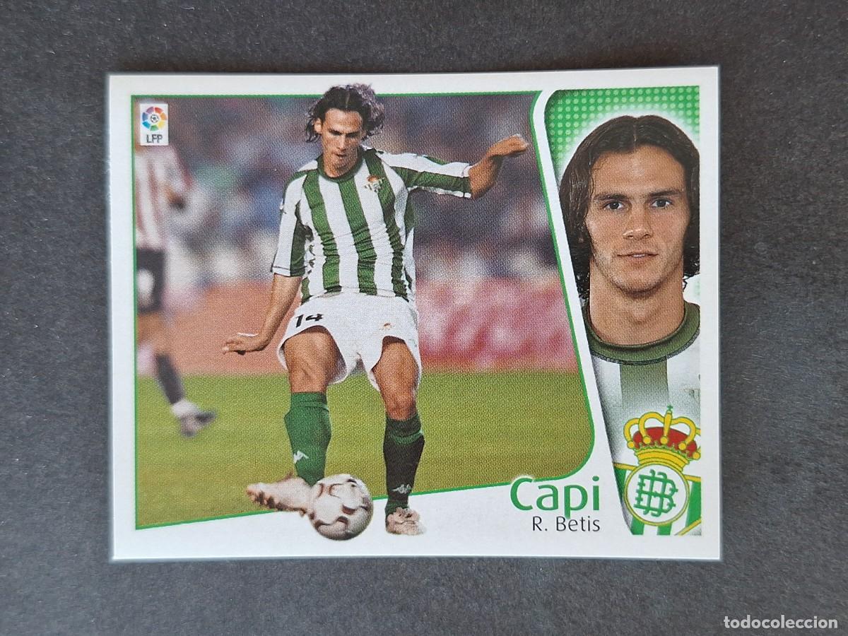 Cromos de f&uacute;tbol: L5 CAPI REAL BETIS BALOMPIE LIGA ESTE 2004 2005 04 05 NUNCA PEGADO SIN PEGAR